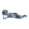 1pc Alien Resin Statues Figurine; Halloween Creative Statues; Home Decor Garden Decoration - A