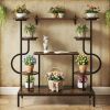 Plant Stand - Brown & Black