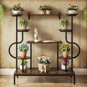 Plant Stand - Brown & Black