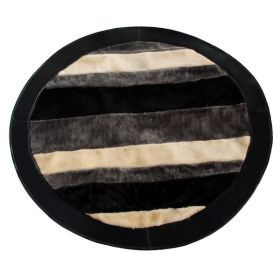 Onitiva - [Vectoria] Patchwork Rugs (35.4 by 35.4 inches)