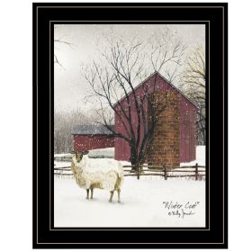 Trendy Decor 4U "Winter Coat" Framed Wall Art, Modern Home Decor Framed Print for Living Room, Bedroom & Farmhouse Wall Decoration by Billy Jacob