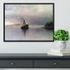 Shipwreck in Loring bay Alaska by Bierstadt Framed Print - 24" x 16" / 60cm x 40cm (approx) - White/With White Edging