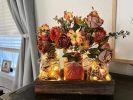 Mason Jar Centerpiece Table Decorations for Dining Table Decor Farmhouse - orange