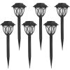 6Pack Solar Powered Stake Light Outdoor Decorative Landscape Lamp IP45 Waterproof Auto On Off Outdoor Light for Pathway Garden Yard Patio - 6Pcs