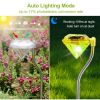 4Pcs Solar Garden Light Outdoor Diamond LED Light IP65 Waterproof Stake Decorative Lamp - White