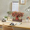 Mason Jar Centerpiece Table Decorations for Dining Table Decor Farmhouse - orange