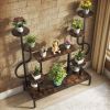 Plant Stand - Brown & Black