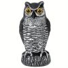 1pc Owl Decoy To Scare Birds Away, Fake Owl Scarecrows, Pigeon Deterrent, Plastic Owl Statue For Outdoor Garden Balcony Porch Yard - HBXMTY-2018-1