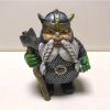 1pc Viking Victor Norse Gnome Statue, Viking Garden Gnome Figurines With Axe, Dwarf Ornaments For Indoor Outdoor Home Yard - Hatchet