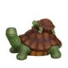 Mainstays Outdoor Turtle And Baby Garden Statuary, Weather-Resistant Yard Decor, 9.25 In L × 6 In W × 6 In H