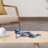 1pc Alien Resin Statues Figurine; Halloween Creative Statues; Home Decor Garden Decoration - A