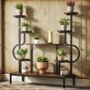 Plant Stand - Brown & Black