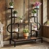 Plant Stand - Brown & Black