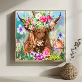 5DDIY Diamond Painting Set - Full Diamond Round Water Diamond Art (Option: Code74)