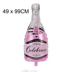 Big Helium Balloon Champagne Goblet Balloon Wedding Birthday Party Decorations Adult Kids Ballons Globos Event Party Supplies (Color: Beer bottle, Ballon Size: Other)