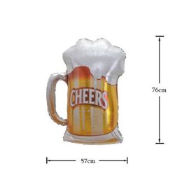 Big Helium Balloon Champagne Goblet Balloon Wedding Birthday Party Decorations Adult Kids Ballons Globos Event Party Supplies (Color: Beer mugs, Ballon Size: Other)
