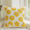 Spring Trufted Pillow Cover, 18x18 inch