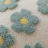 Spring Trufted Pillow Cover, 18x18 inch
